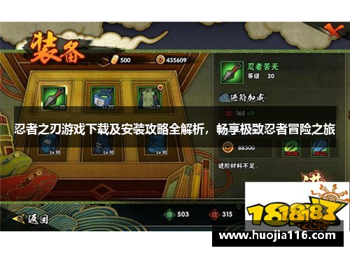 忍者之刃游戏下载及安装攻略全解析，畅享极致忍者冒险之旅